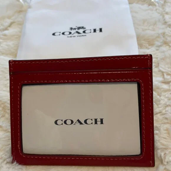 Coach Slim Card Holder with ID window ~ NWT - Picture 4 of 7